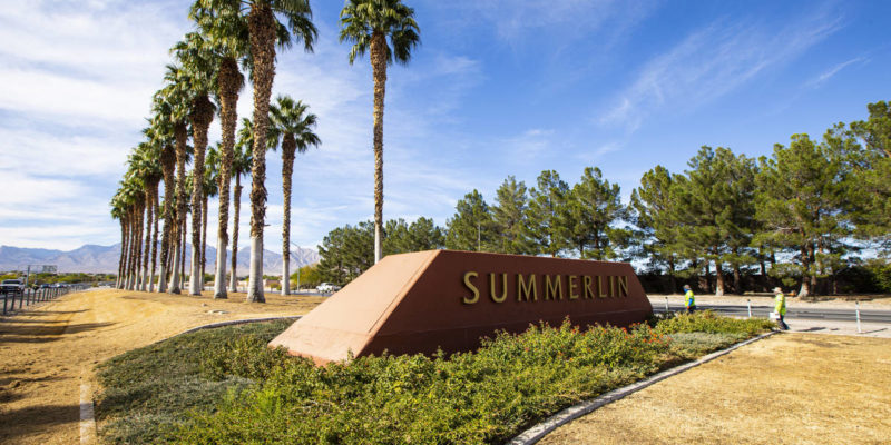 The award-winning master plan of Summerlin has almost 10 neighborhoods that are down to fewer than 50 homes remaining.